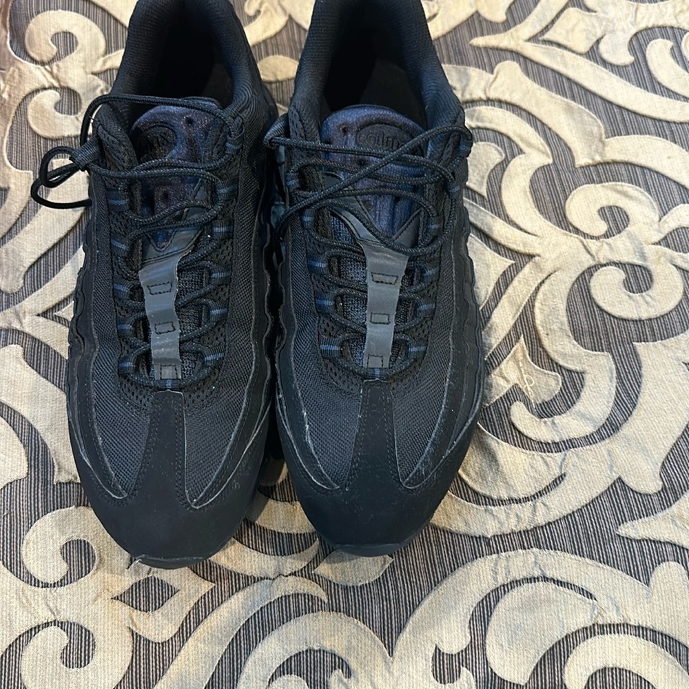 Black Nick size 14 airmax 95s